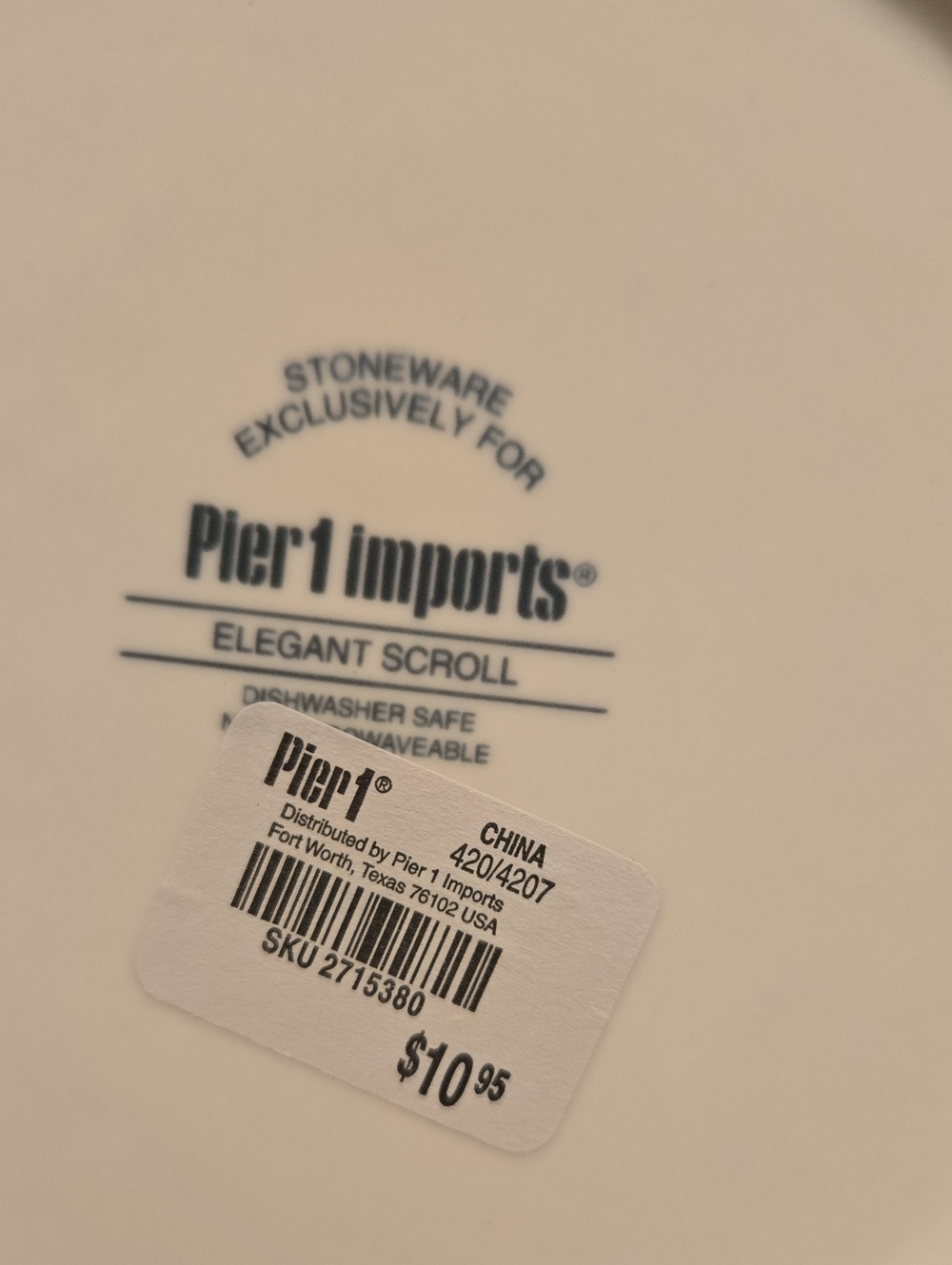 Pier 1 Elegant Scroll Plates - Picture 10 of 13